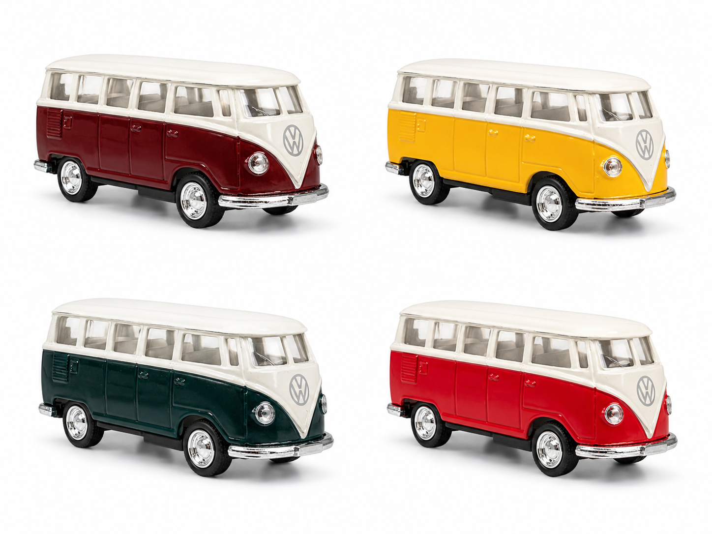 1/64 1962 VOLKSWAGEN CLASSICAL SAMBA BUS - KINSMART