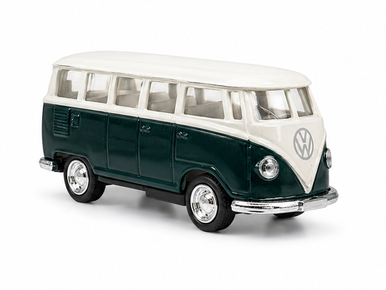 1/64 1962 VOLKSWAGEN CLASSICAL SAMBA BUS - KINSMART