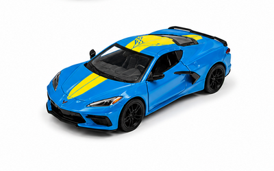 1/32 2021 CHEVROLET CORVETTE STINGRAY STRIPES - KINSMART