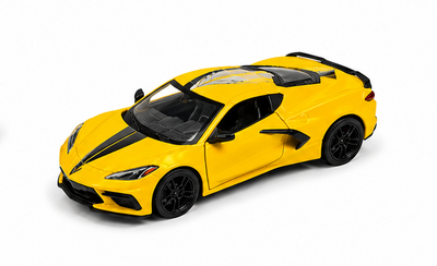1/32 2021 CHEVROLET CORVETTE STINGRAY STRIPES - KINSMART