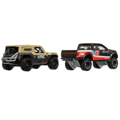 FORD BRONCO R Y FORD F-150 RAPTOR A ESCALA 1/64 - CULTURA DEL AUTOMÓVIL