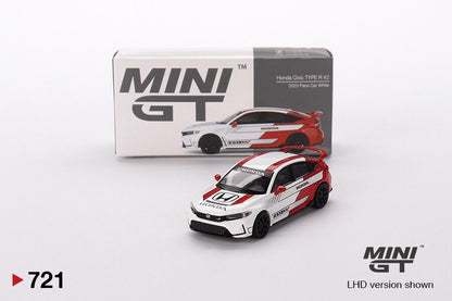 1/64 2023 HONDA CIVIC TYPE R N.º 1 PACE CAR ROJO - MINI GT