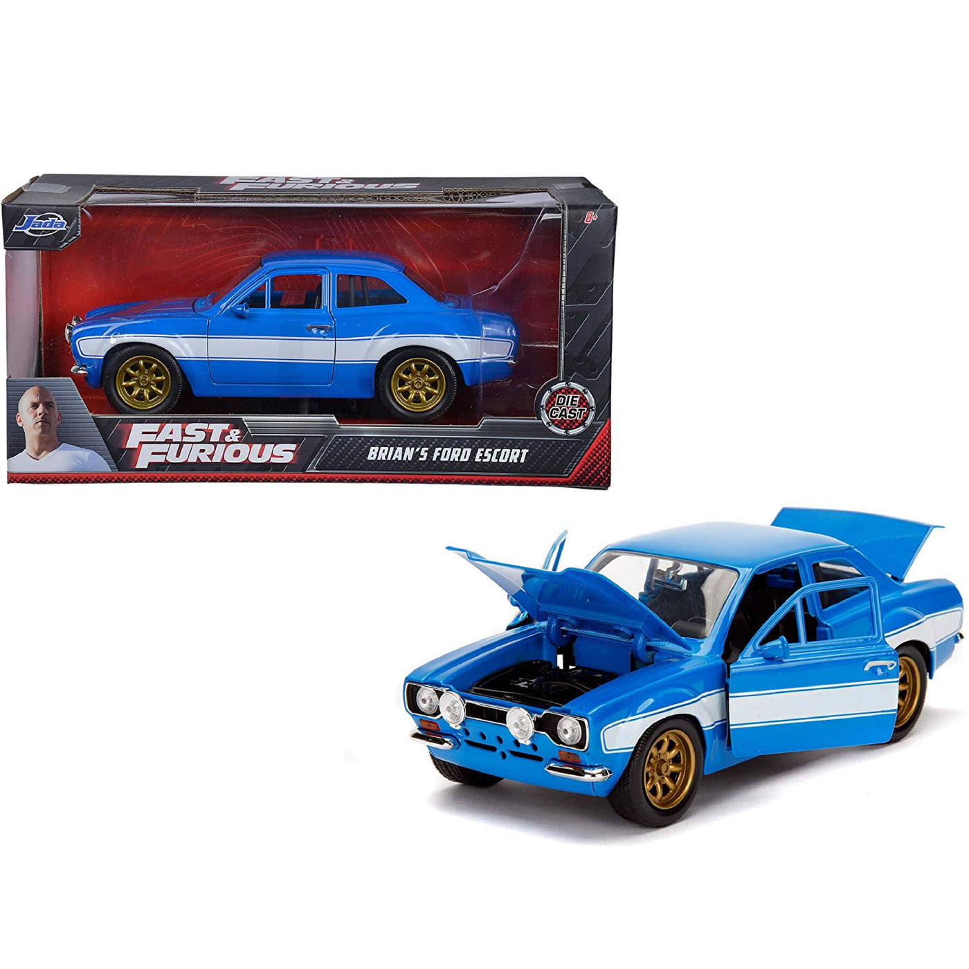 1/32 BRIAN,S FORD ESCORT - FAST & FURIOUS