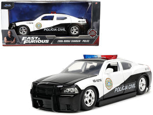 1/32 2006 DODGE CHARGER POLICE - FAST & FURIOUS