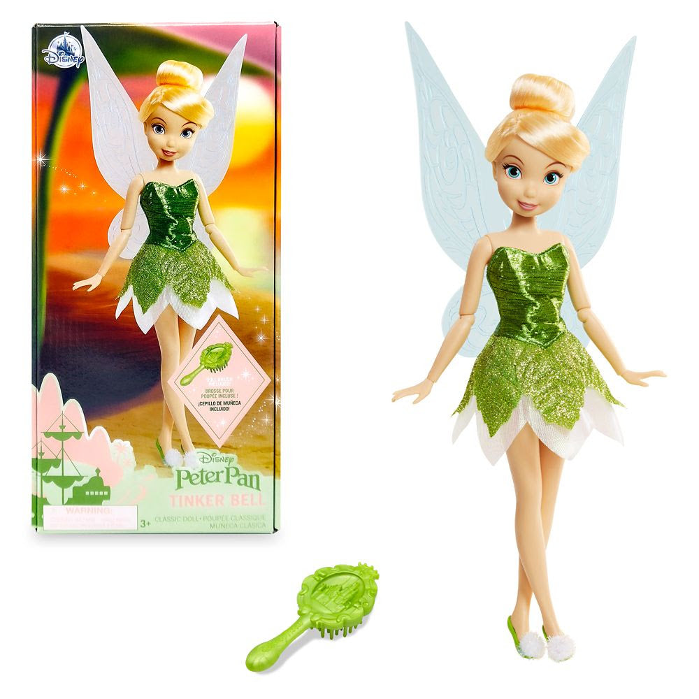 MUÑECA CLÁSICA DE TINKER BELL DE 10” - PETER PAN