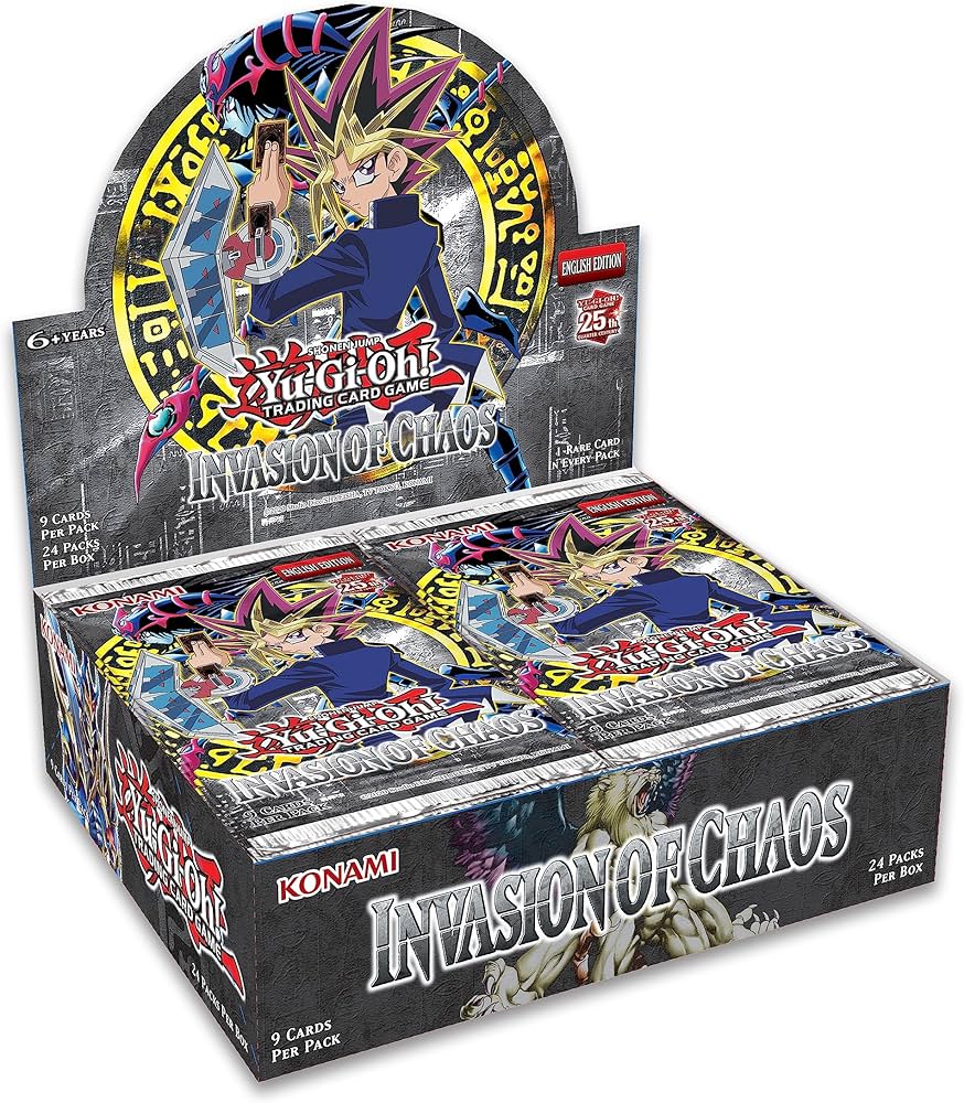 CAJA DE SOBRES DE INVASIÓN DEL CAOS - YUGIOH