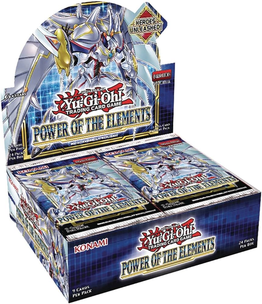 CAJA DE SOBRES EL PODER DE LOS ELEMENTOS - YUGIOH