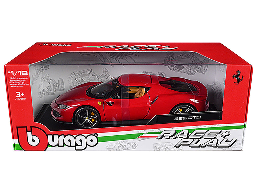 1/18 FERRARI 296 GTB - BURAGO RACE PLAY