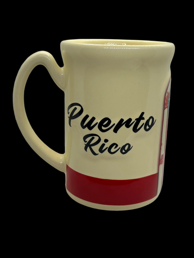 TAZA - ISLA DEL ENCANTO Y RELIEVE DE LA PUERTA VIEJA DE SAN JUAN