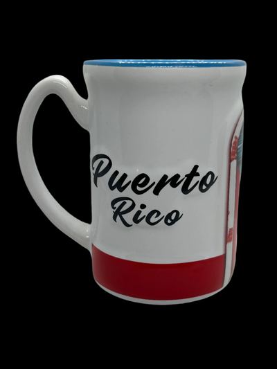 TAZA - ISLA DEL ENCANTO Y RELIEVE DE LA PUERTA VIEJA DE SAN JUAN