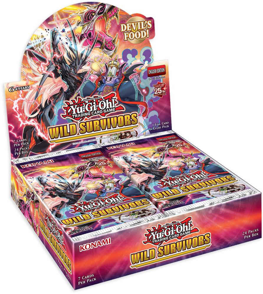 CAJA DE SOBRES DE WILD SURVIVORS - YUGIOH