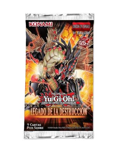 PAQUETE DE REFUERZO DE LEGACY OF DESTRUCTION (VERSIÓN EN ESPAÑOL) - YUGIOH