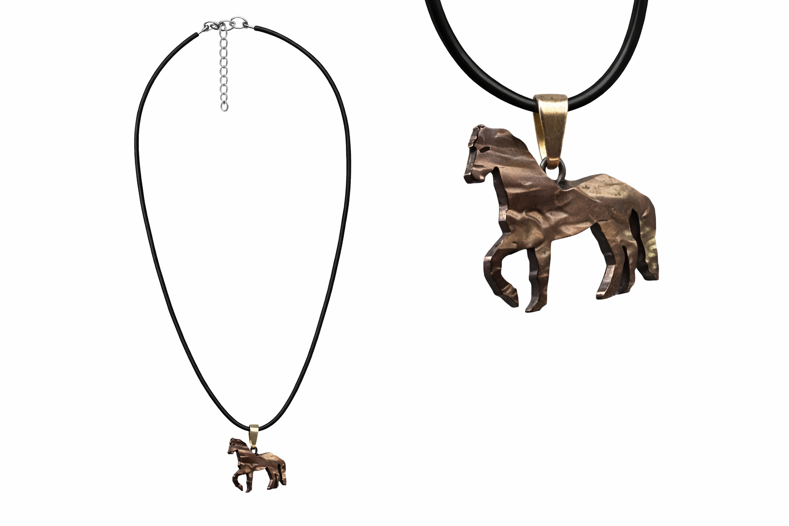 COLLAR (Q) DE PUERTO RICO - CABALLO DE MADERA #4966