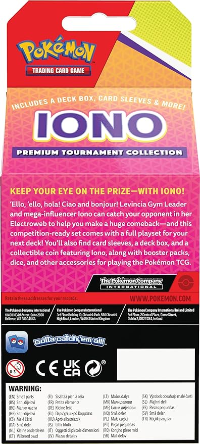 POKÉMON - COLECCIÓN DE TORNEO PREMIUM IONO