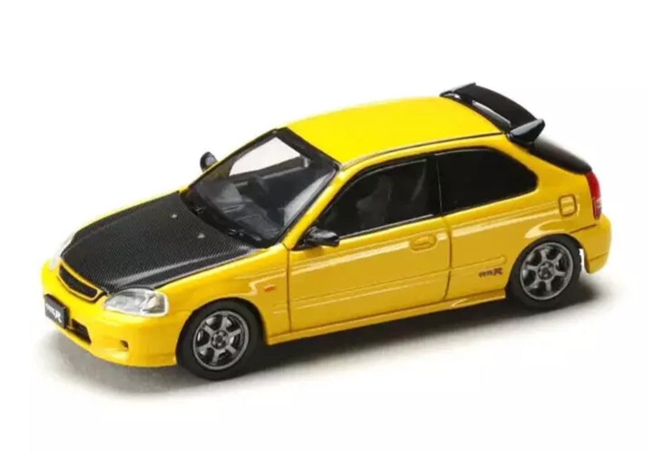 1/64 HONDA CIVIC TYPE R (EK9) AMARILLO - JDM 64