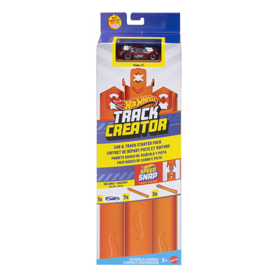 BUILD TRACK STARTER PACK CREATOR HOTWHEELS SET - MATTEL