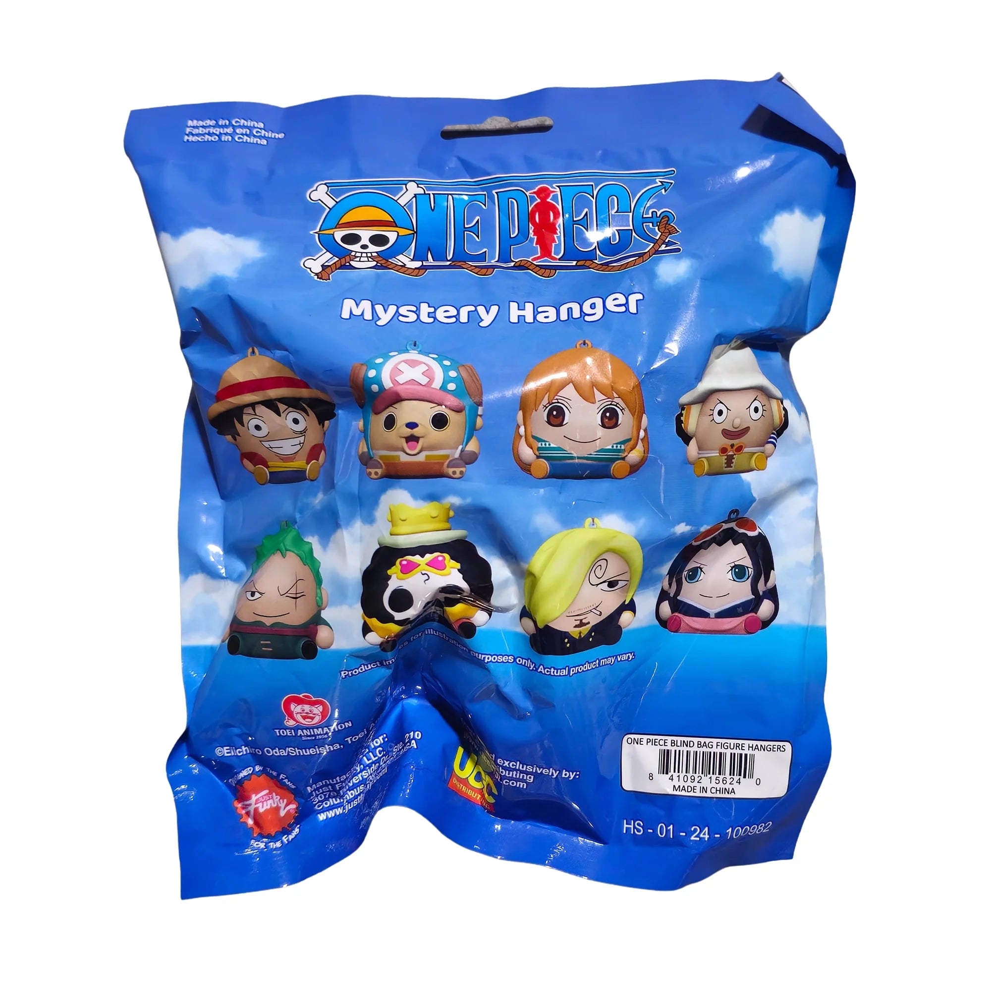 ONE PIECE BLIND BAG FIGURES CLIP HANGER