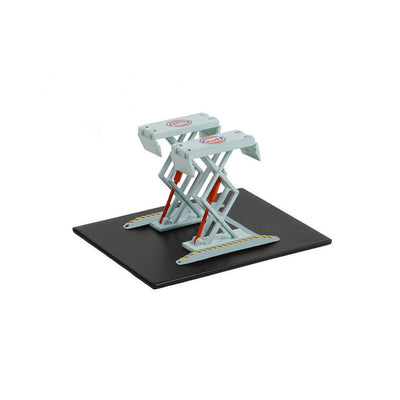 SET DE ELEVADORES DE DOBLE TIJERA GULF 1/64 - SERIE 1