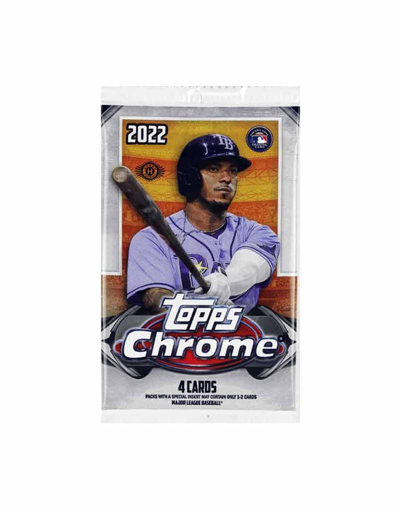 2022 MLB TOPPS CHROME 4 CARDS PACK