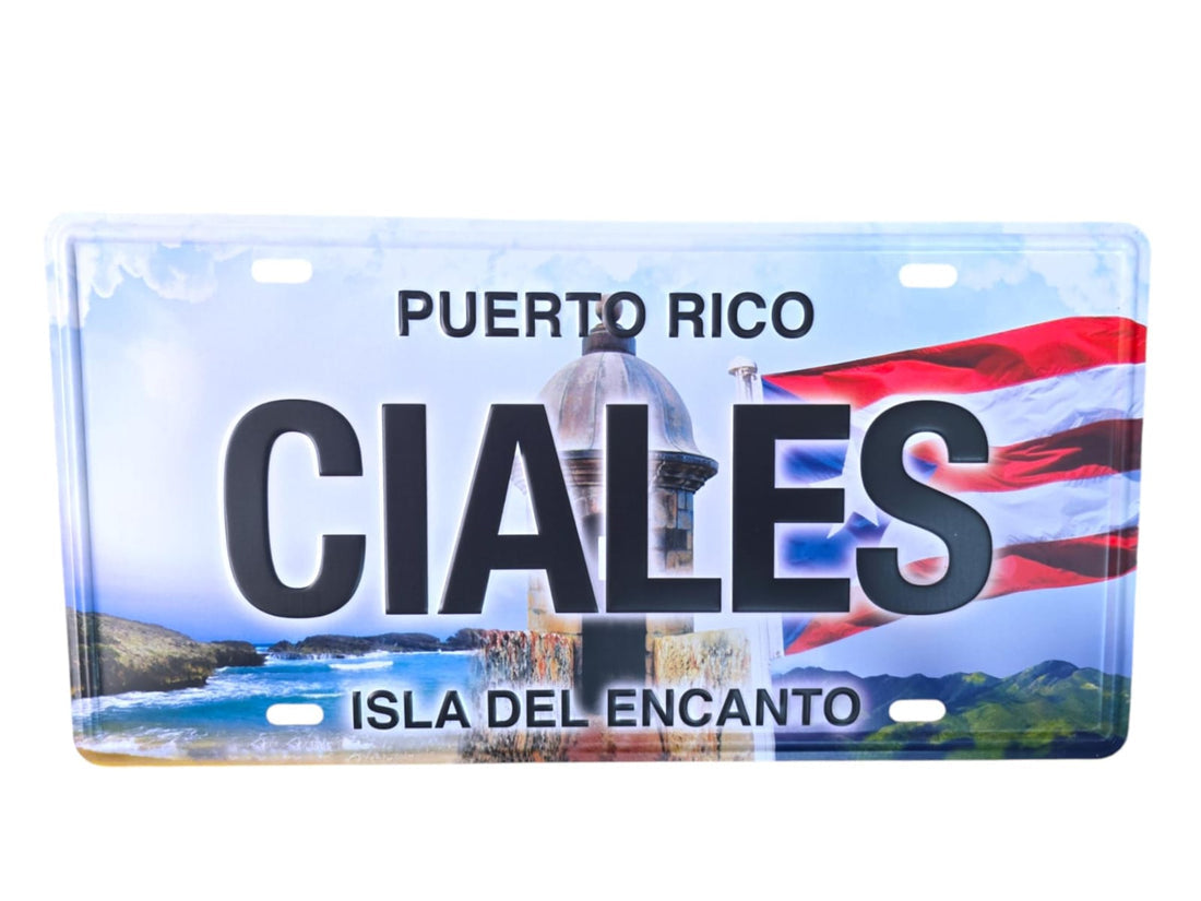 TABLILLA PUEBLO DE PUERTO RICO - CIALES