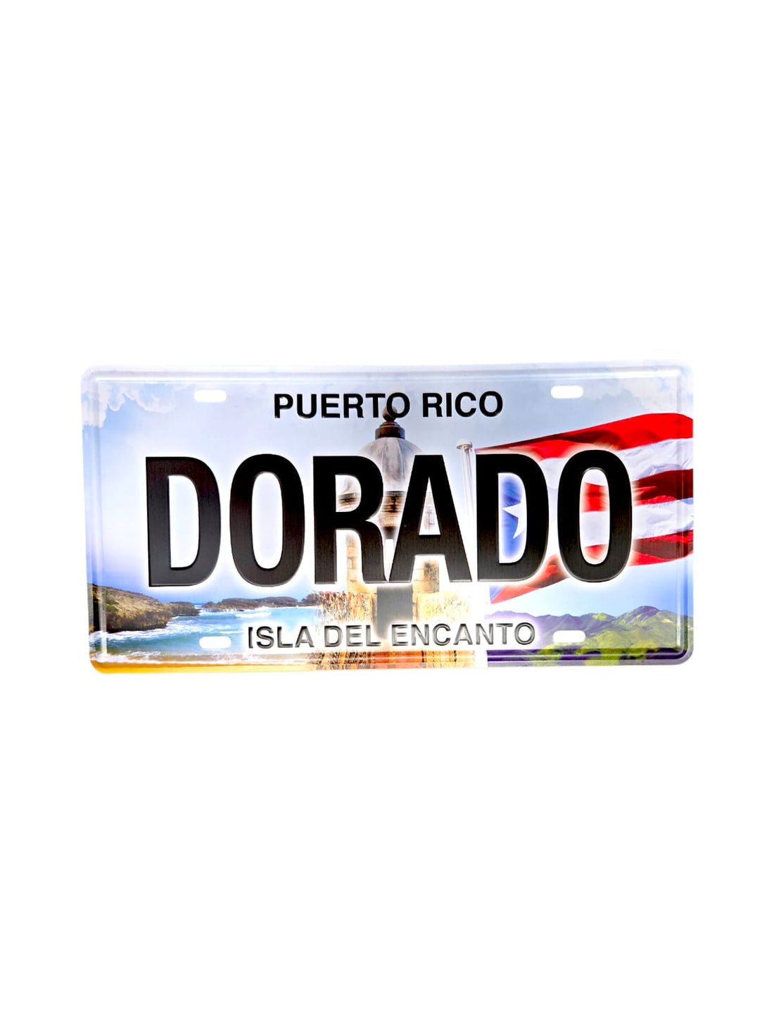 TABLILLA PUEBLO DE PUERTO RICO - DORADO