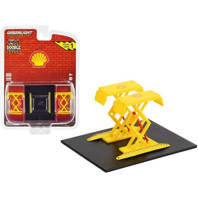 SET DE ELEVADORES DE TIJERA DOBLE CON CAPARAZÓN A ESCALA 1/64 - SERIE 1