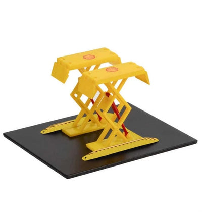 SET DE ELEVADORES DE TIJERA DOBLE CON CAPARAZÓN A ESCALA 1/64 - SERIE 1