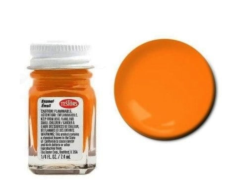 TURN SIGNAL AMBER 1/4 OZ ENAMEL PAINT - TESTOR