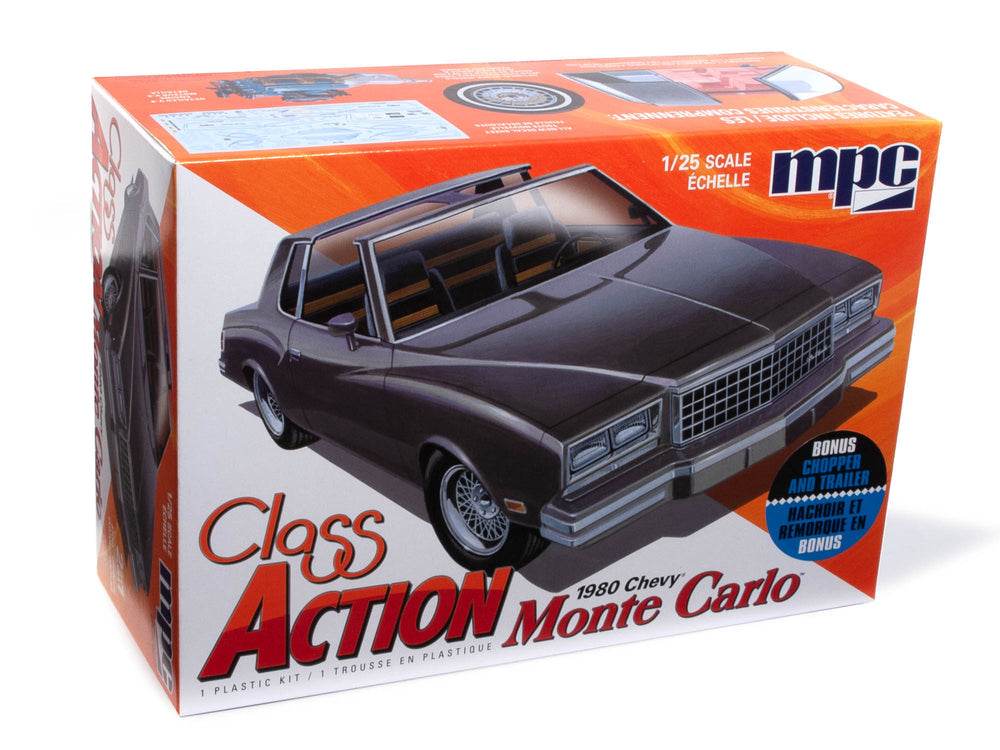 MODELO DE COCHE CHEVY MONTE CARLO MPC 1980, MODELO DE ACCIÓN COLECTIVA, 1/25