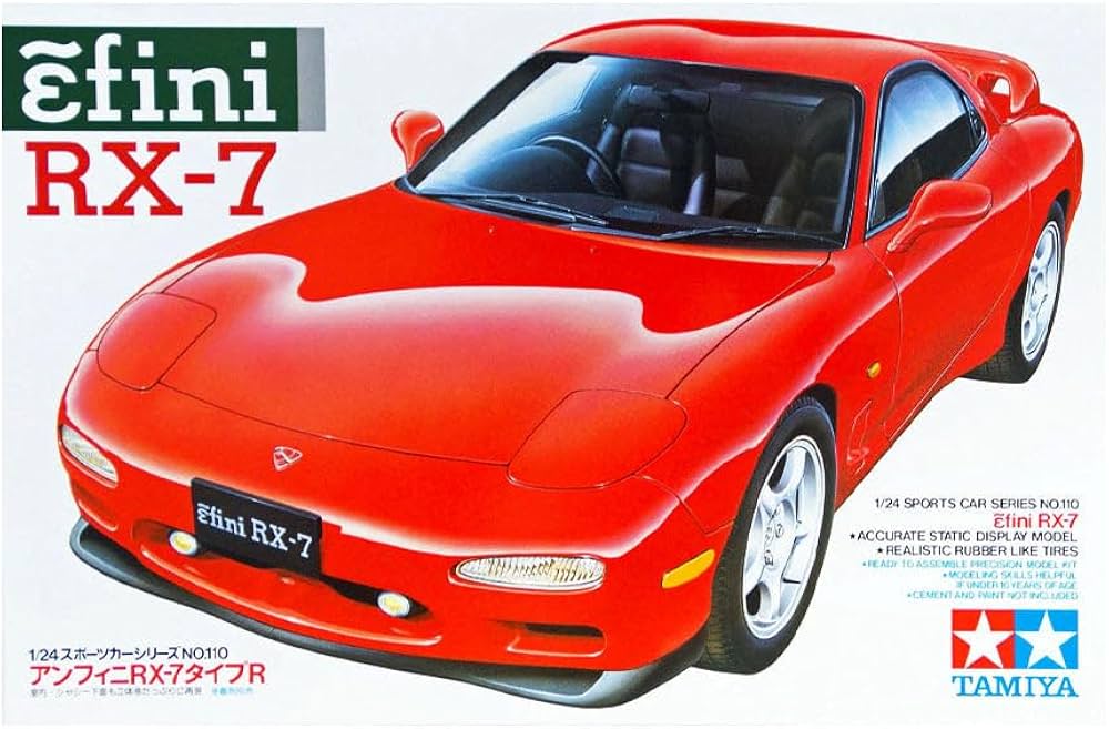 1/24 1995 MAZDA RX-7 MODEL KIT - TAMIYA