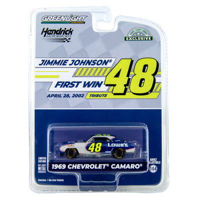 CHEVY CAMARO 1969 JIMMIE JOHNSON N.º 48, escala 1/64, decoración de Lowes