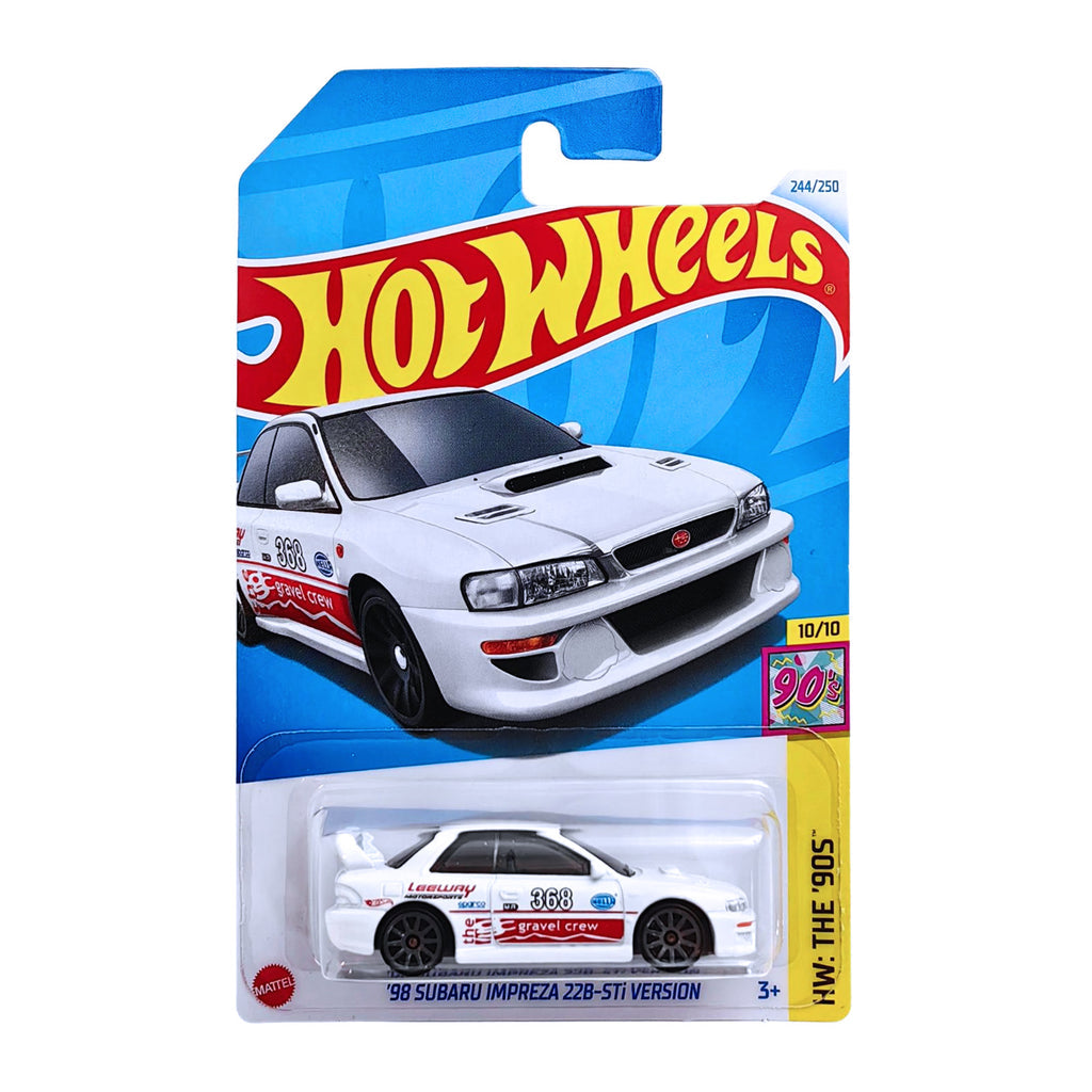 1/64 1998 SUBARU IMPREZA 22B-STI VERSION 244/250 (10/10) - HOTWHEELS THE ‘90S