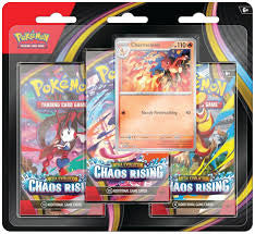 CHAOS RISING 3 BOOSTER BLISTER PACK - POKÉMON