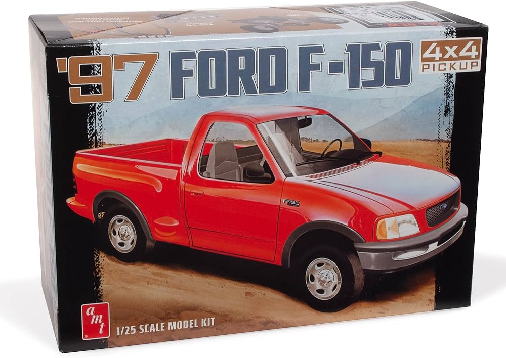 MODELO DE CAMIONETA FORD F-150 4X4 1997, AMT, 1/25