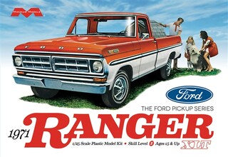 1/25 1971 FORD RANGER XLT MODEL KIT - MOEBIUS MODELS