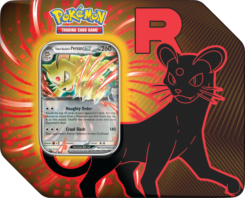 TEAM ROCKET TIN - POKEMON