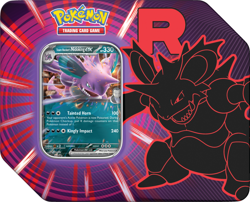 TEAM ROCKET TIN - POKEMON