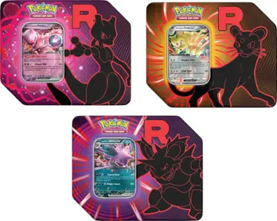 TEAM ROCKET TIN - POKEMON