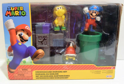 SET DE DIORAMA SUBTERRÁNEO - SUPER MARIO