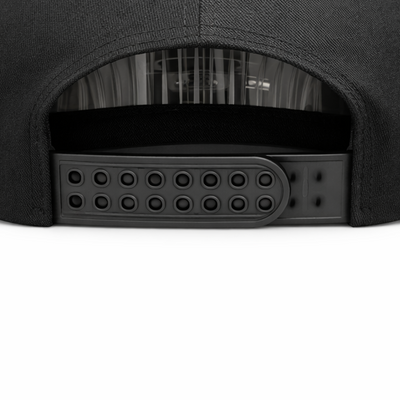 GORRA DE PUERTO RICO - NEGRA - LETRA NEGRA