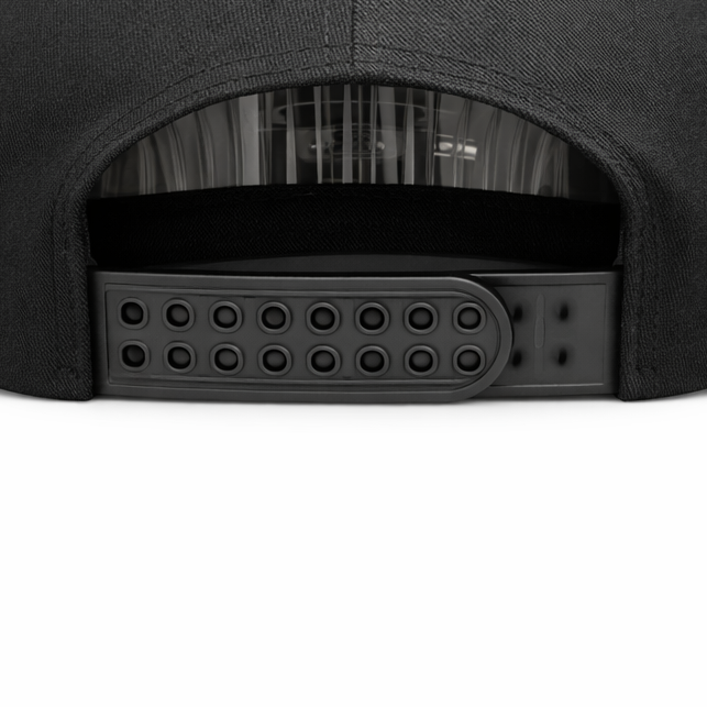 GORRA DE PUERTO RICO - NEGRA - LETRA NEGRA