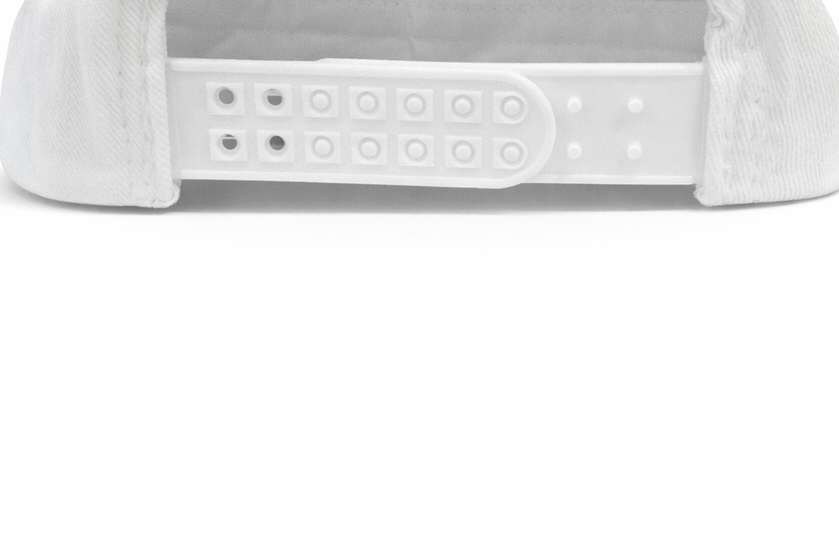 GORRA DE PUERTO RICO BLANCA   - LETRA AZUL CLARO