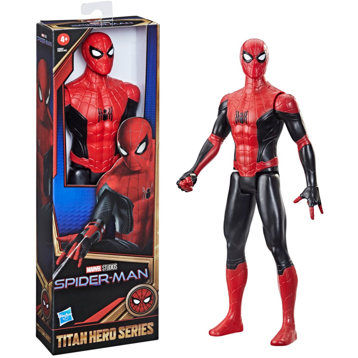 SPIDER-MAN TITAN HERO SERIES BLACK & RED SUIT - HASBRO FIGURE