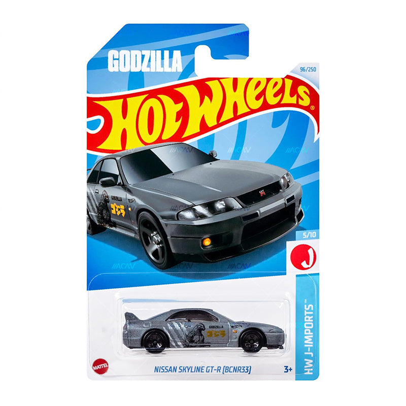 1/64 NISSAN SKYLINE GT-R (BCNR33) GODZILLA - HOTWHEELS