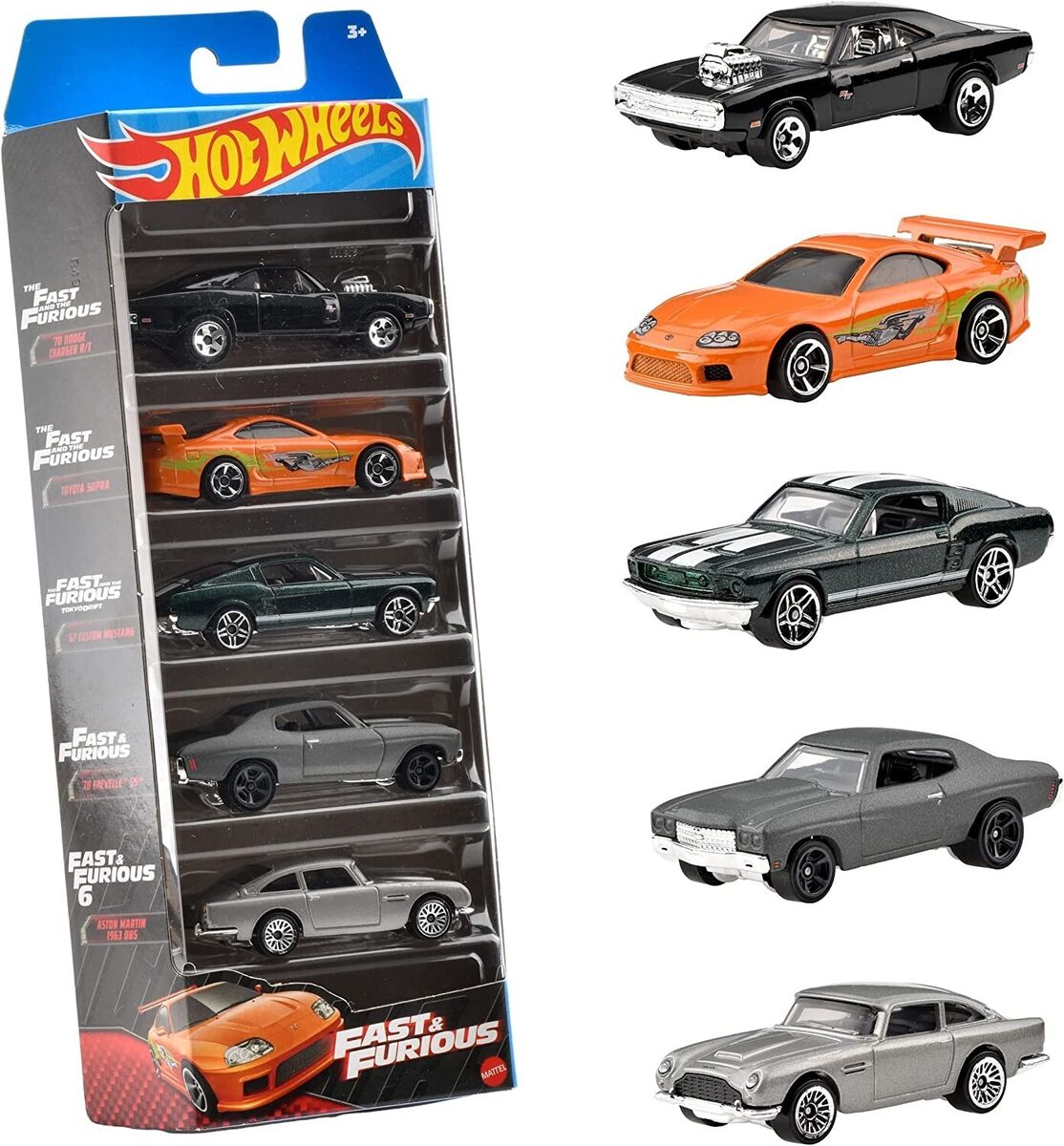 1/64 FAST & FURIOUS 5PCS SET - FAST & FURIOUS