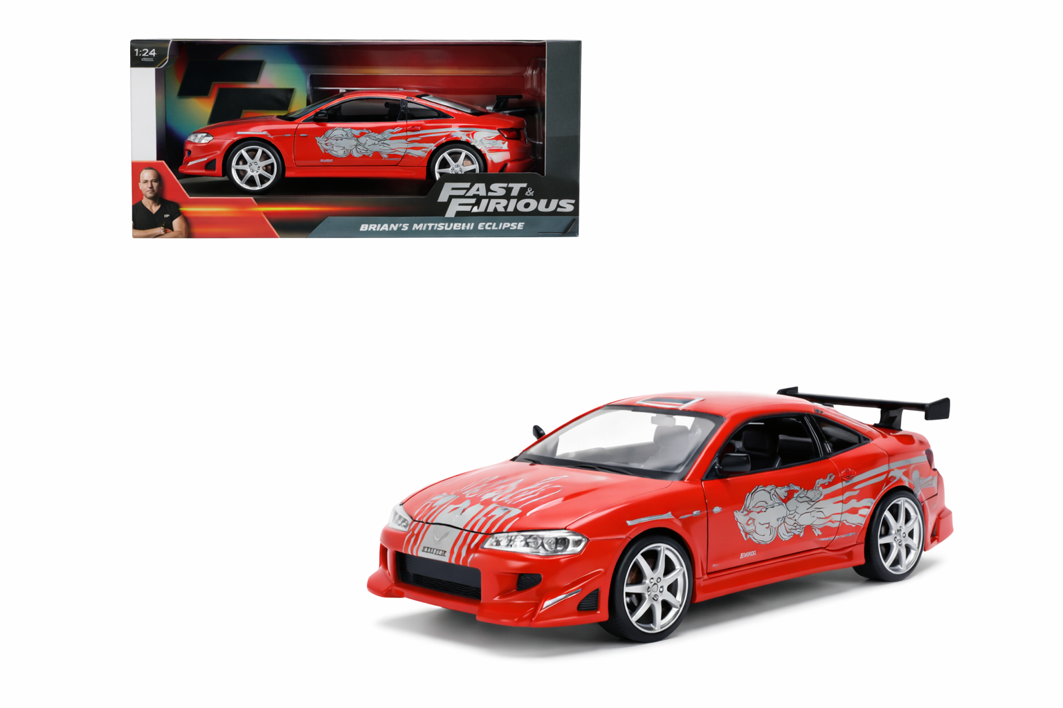 1/24 BRIAN’S MITSUBISHI ECLIPSE FAST & FURIOUS