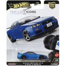 1/64 NISSAN SKYLINE GT-R V- SPEC II (BN34) HOT WHEELS PREMIUM CAR CULTURE TIMELESS ICONS 4/5