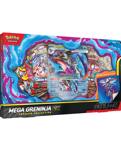 MEGA EVOLUTION CHAOS RISING MEGA GRENINJA EX PREMIUM COLLECTION - POKÉMON