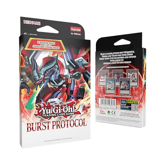YUGIOH BURST PROTOCOL TOKEN BOX