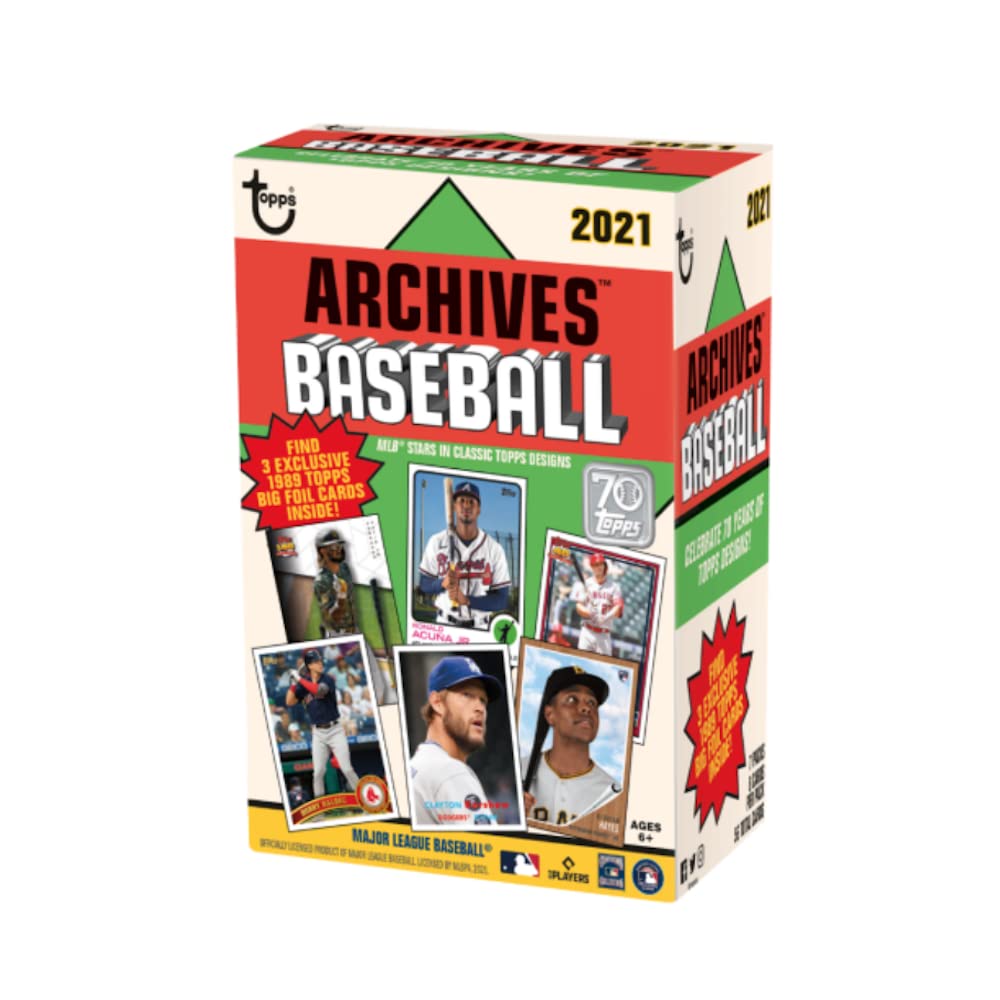 2021 ARCHIVE BASEBALL MLB 7 PACKS BLASTER BOX